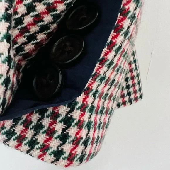 J. Crew Black and White Houndstooth Blazer - Picture 8 of 10